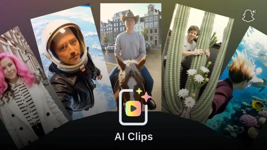 Snapchat Launches AI Clips to Turn Photos Into Five Second Videos