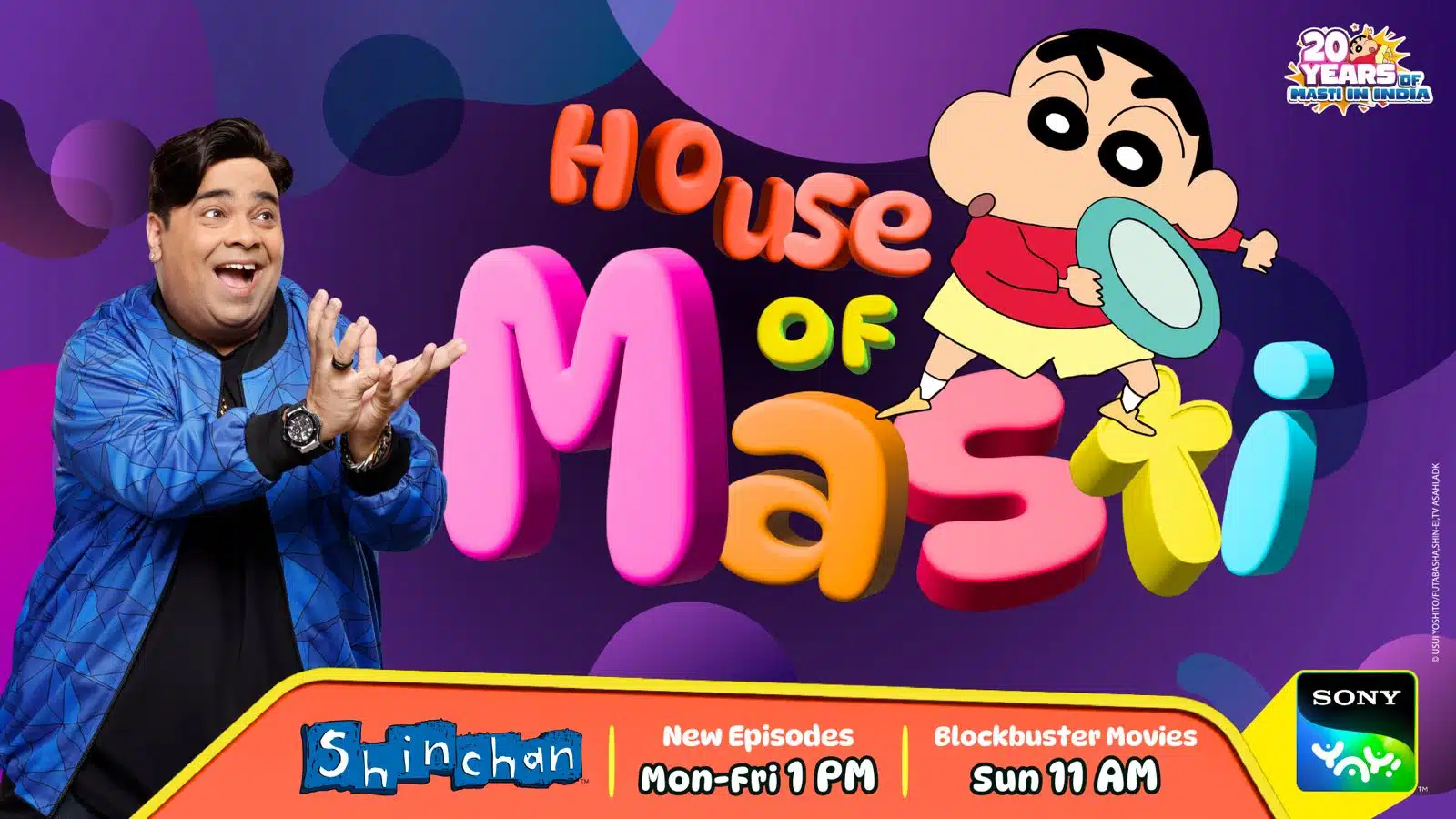 Shin chan Celebrates 20 Years on Indian TV with Sony YAY House of Masti