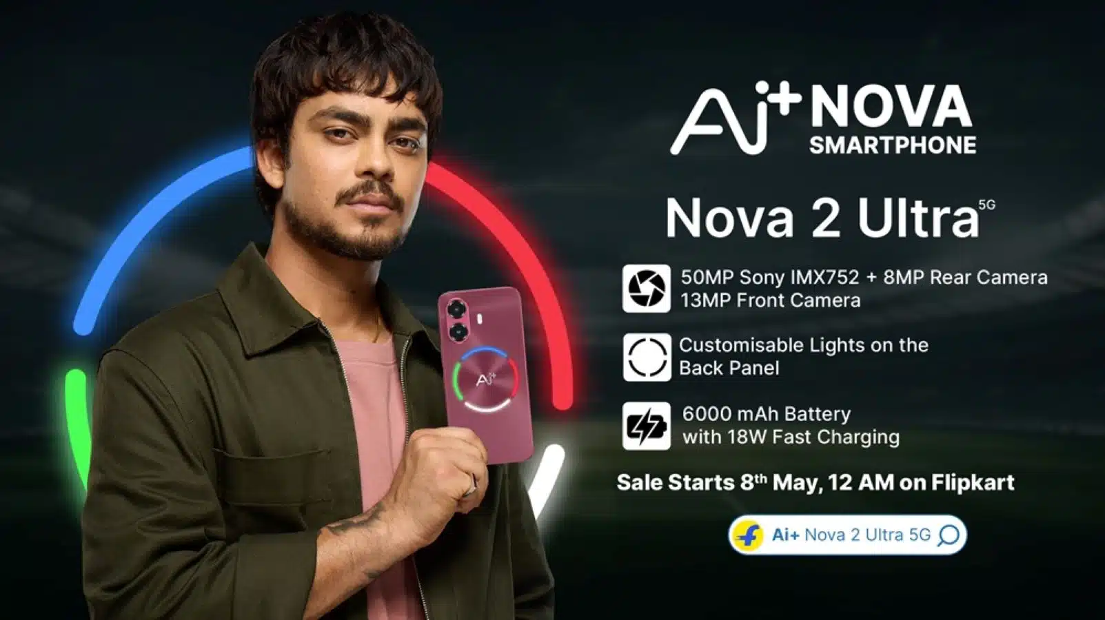 Ai+ Smartphone launches Nova 2 Ultra campaign with Ishan Kishan