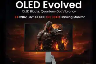 BenQ launches MOBIUZ EX321UZ 4K QD-OLED gaming monitor in India