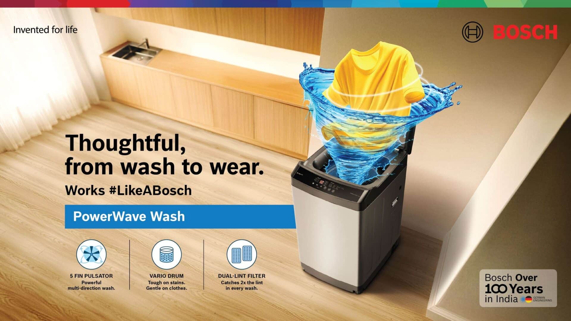 Bosch Expands Top Load Washing Machine Range in India