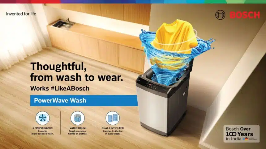 Bosch Expands Top Load Washing Machine Range in India