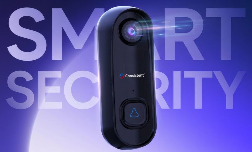 Consistent Infosystems Launches 3MP Wi-Fi Video Doorbell for Smart Home Security