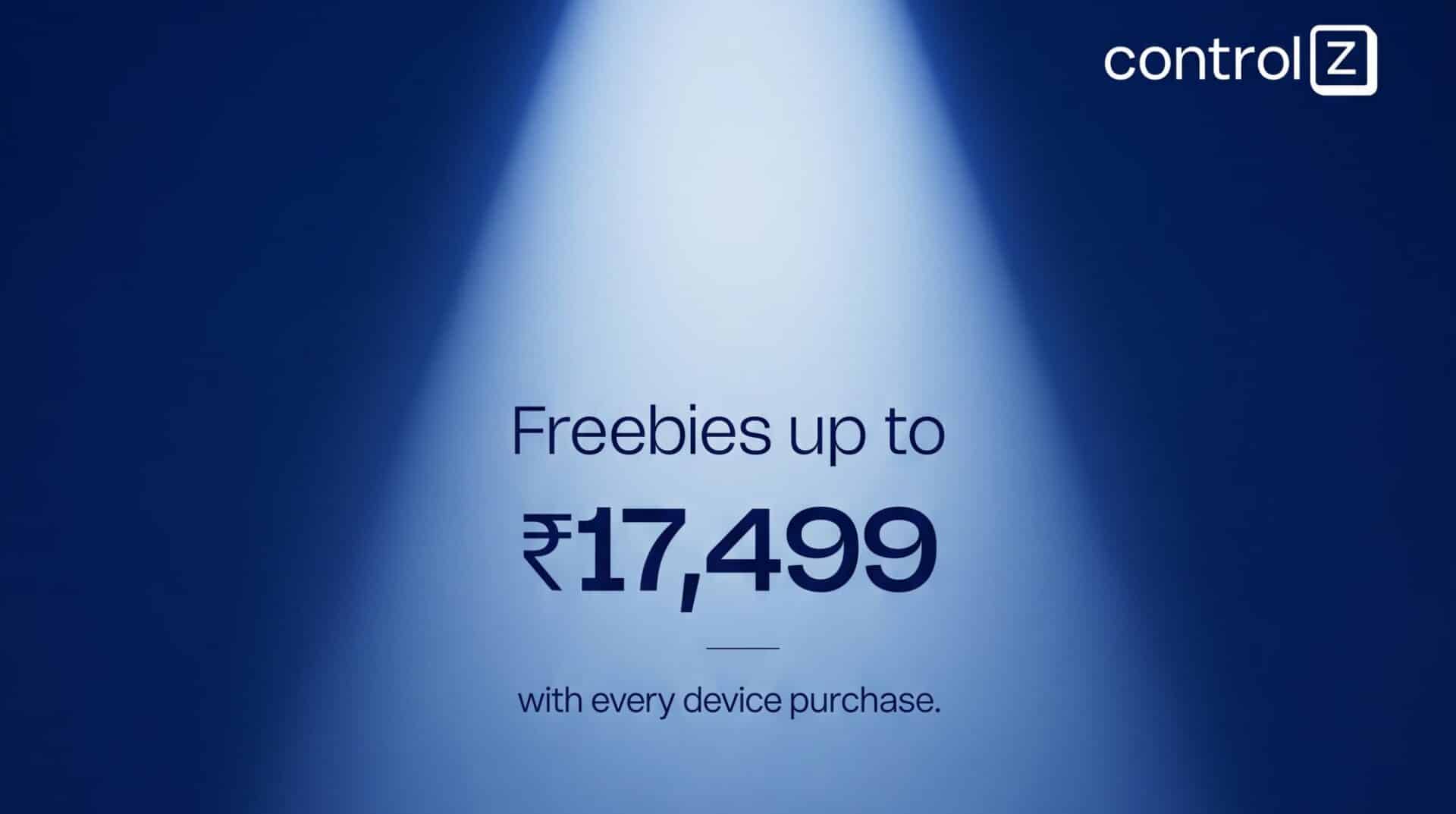 ControlZ is giving away freebies worth Rs.17,499 when you buy a renewed smartphone