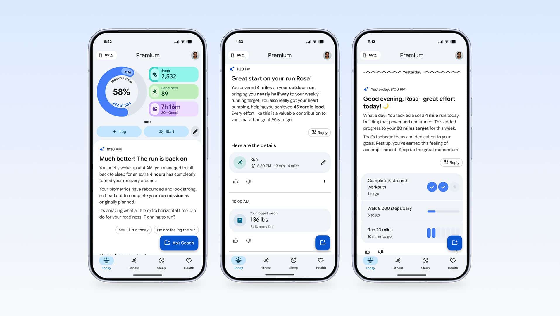 Fitbit app officially becomes Google Health app with new Gemini AI coach