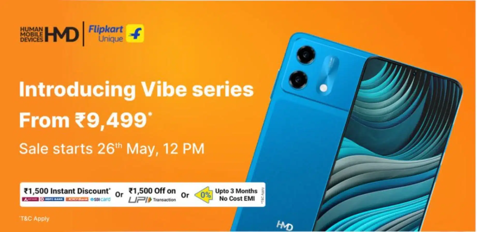HMD Vibe2 5G launches on Flipkart with Android 16 and 6000mAh battery