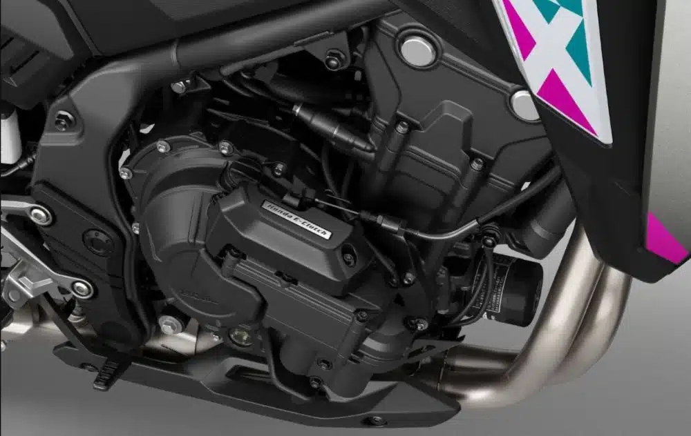 Honda NX500 with E-Clutch