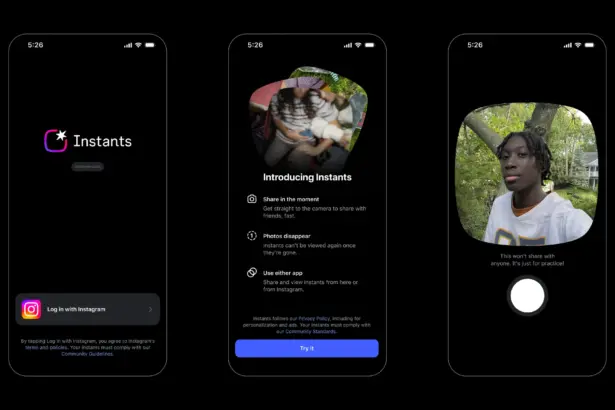 Instagram introduces Instants for temporary photo sharing