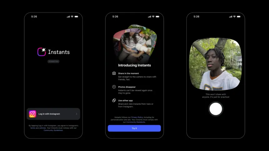 Instagram introduces Instants for temporary photo sharing
