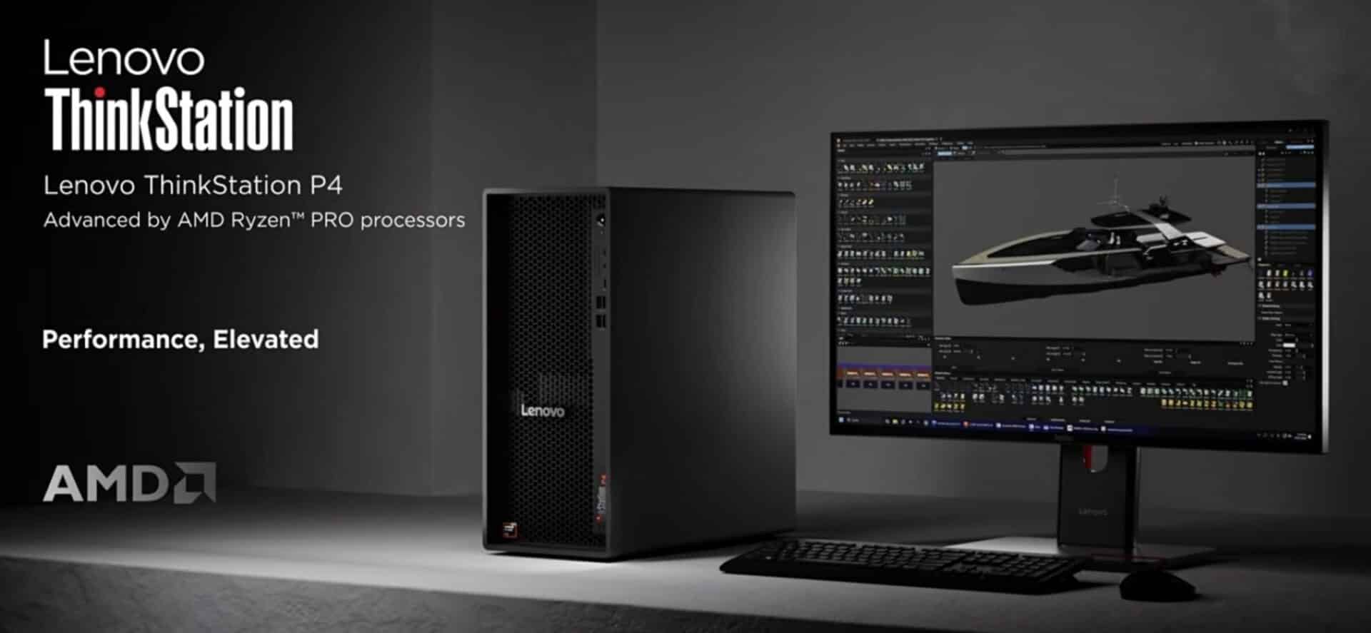 Lenovo Announces ThinkStation P4 Desktop With AMD Ryzen PRO 9000 And NVIDIA Blackwell Graphics 1 Lenovo Announces ThinkStation P4 Desktop