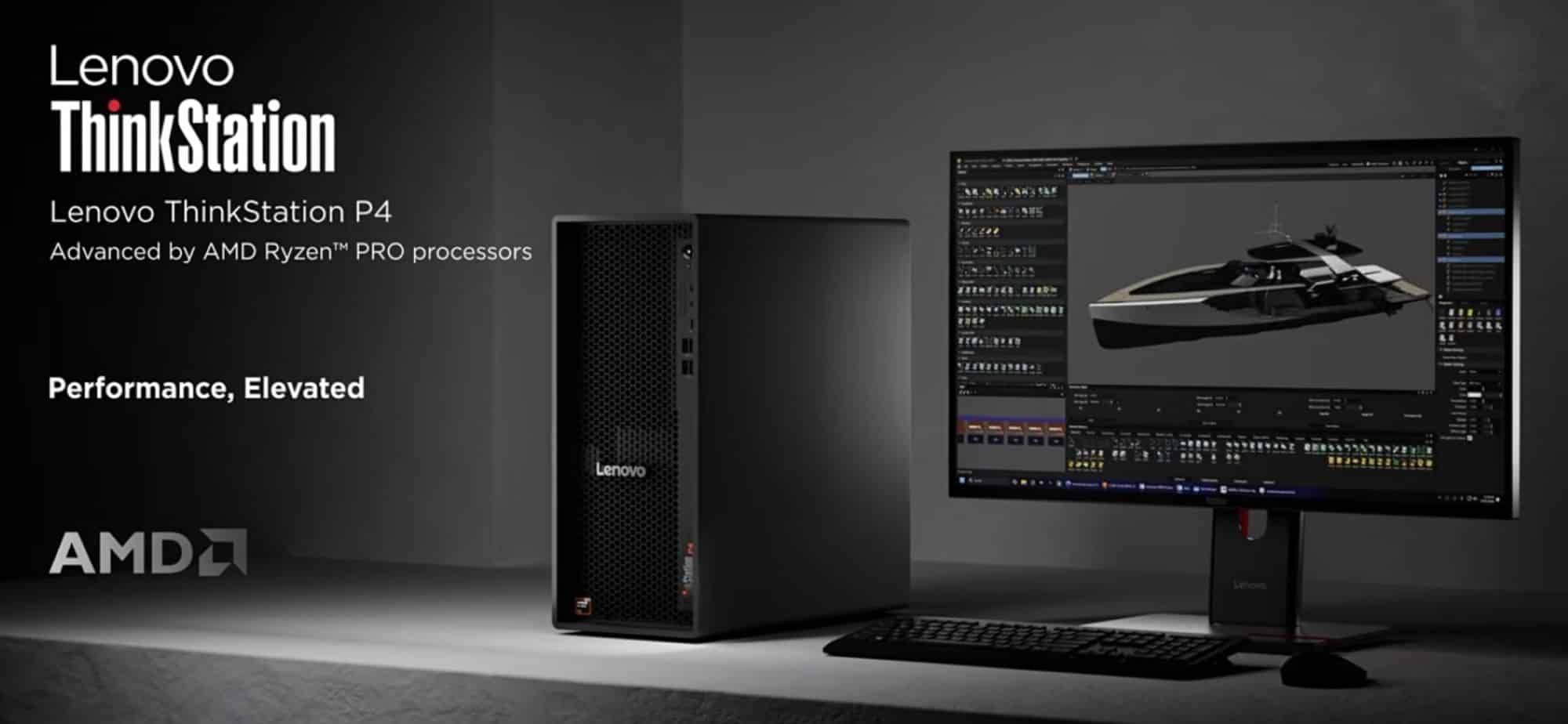 Lenovo Announces ThinkStation P4 Desktop