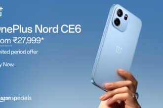 OnePlus Nord CE6 with 8000mAh battery and 144Hz display goes on sale in India today