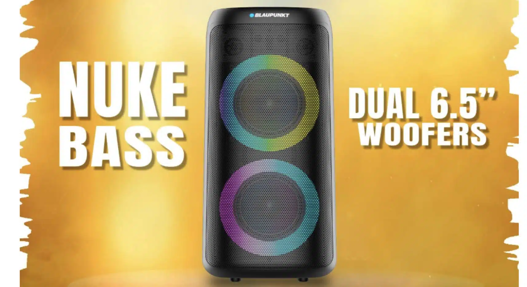 Blaupunkt launches Rock and Roll Rave party speaker with 100W output and dual woofers in India