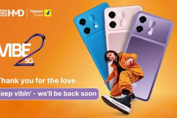 HMD Vibe 2 5G top variant returns to Flipkart for sale tomorrow at INR 14,999