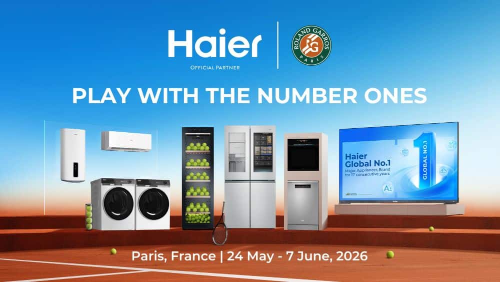 Haier India Partners With Sony LIV to Stream Roland-Garros 2026 on Connected TVs 2 Haier India Partners With Sony LIV to Stream Roland-Garros 2026