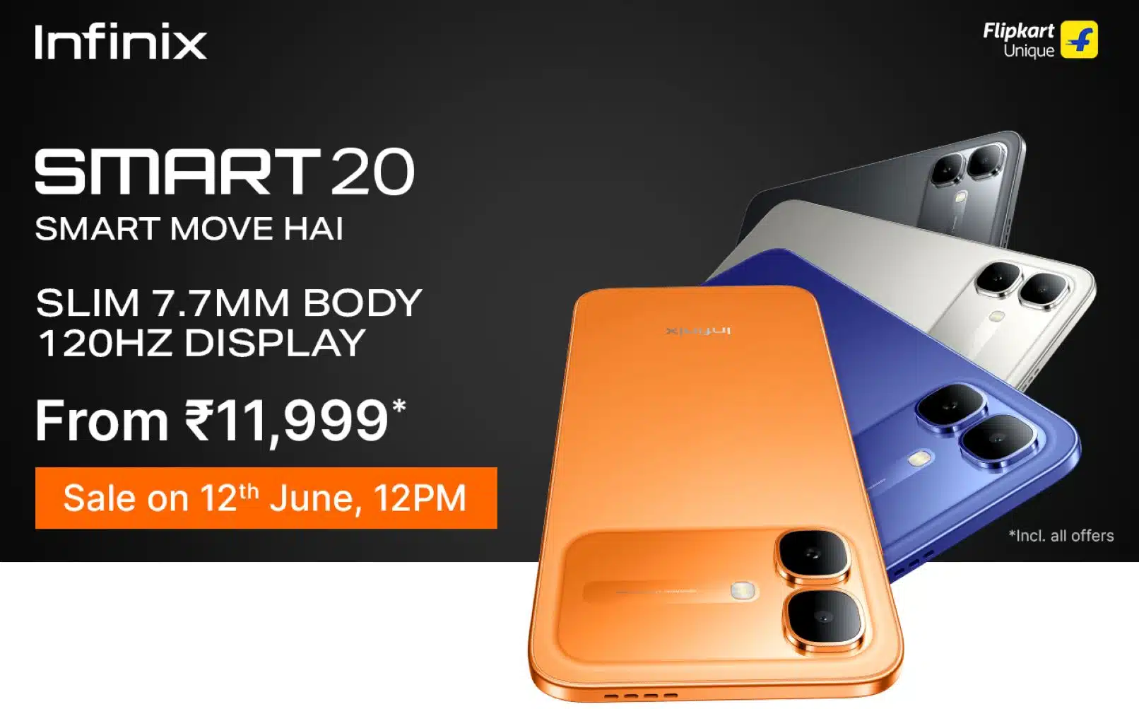 Infinix launches SMART 20 smartphone in India with 120Hz display and offline calling 1 Infinix launches SMART 20 smartphone in India with 120Hz display and offline calling