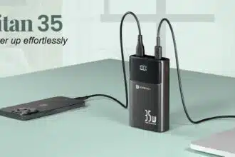 Portronics Launches Titan 35 Power Bank With 20000mAh Battery and Built-in Cables in India
