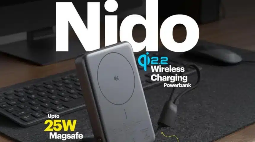 Stuffcool launches Nido 10000mAh magnetic wireless power bank with 25W fast charging in India