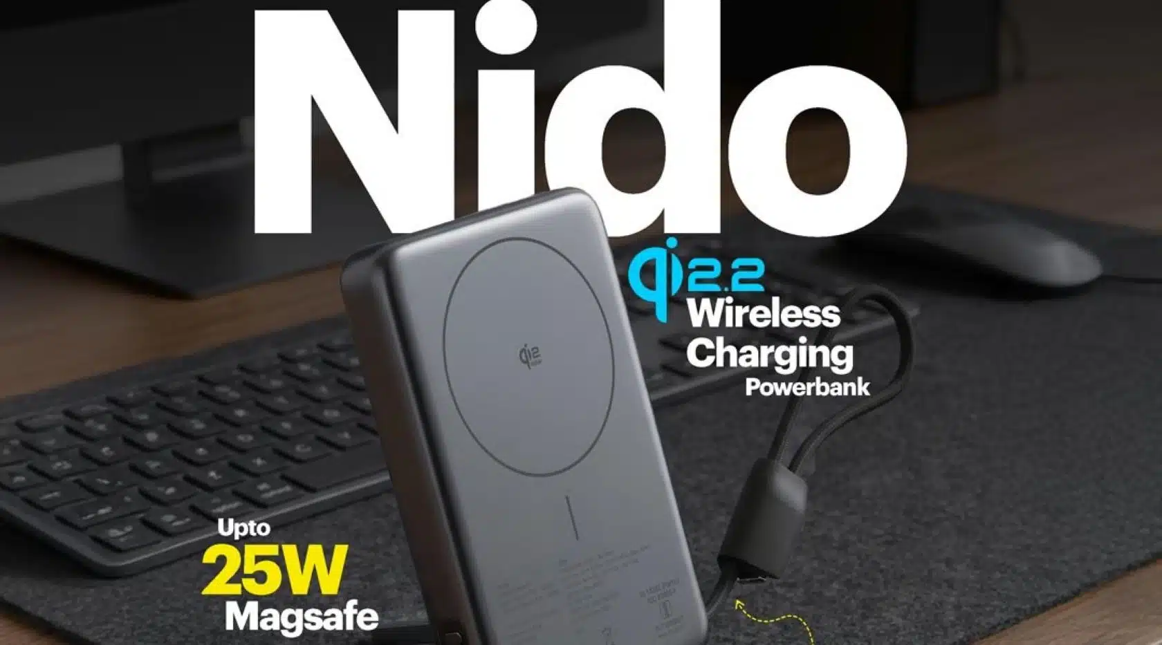 Stuffcool launches Nido 10000mAh magnetic wireless power bank with 25W fast charging in India