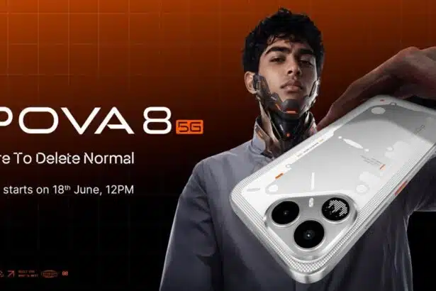 TECNO Mobile India Announces POVA 8 5G with 8000mAh Battery and Interactive Rear Lighting