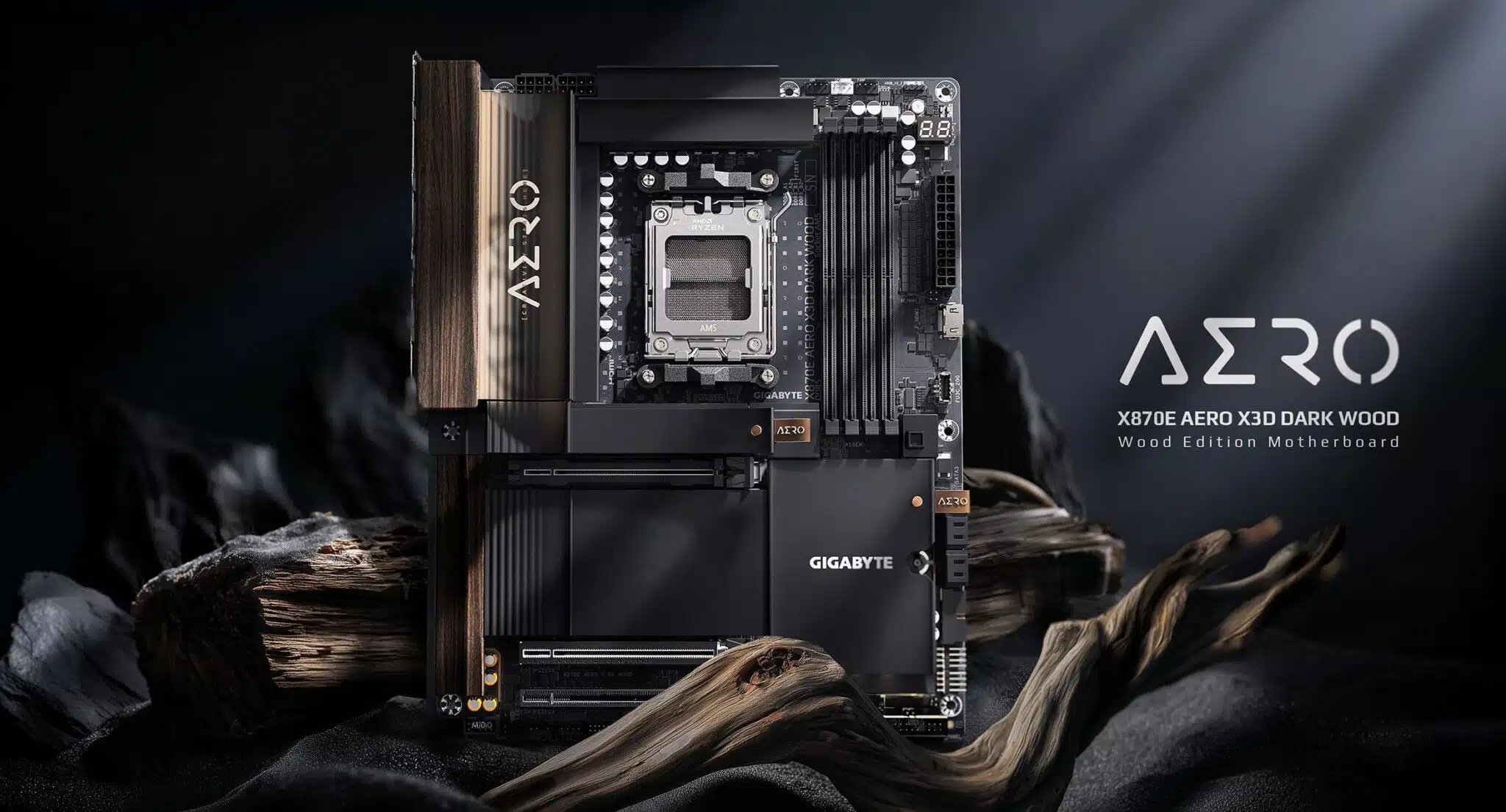 GIGABYTE Releases X870E AERO X3D WOOD Motherboard in India for Custom PC Builds