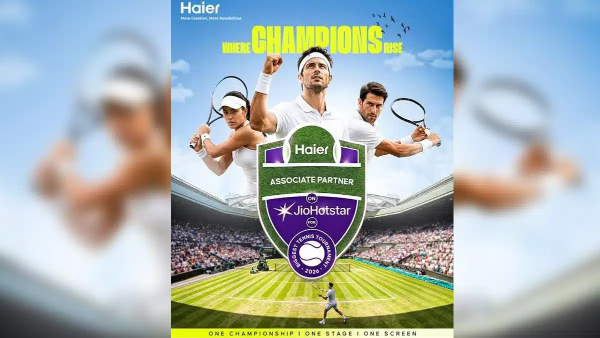 Haier Appliances India Renews Partnership With JioHotstar For Wimbledon Streaming 1 Haier Appliances India Renews Partnership With JioHotstar For Wimbledon Streaming