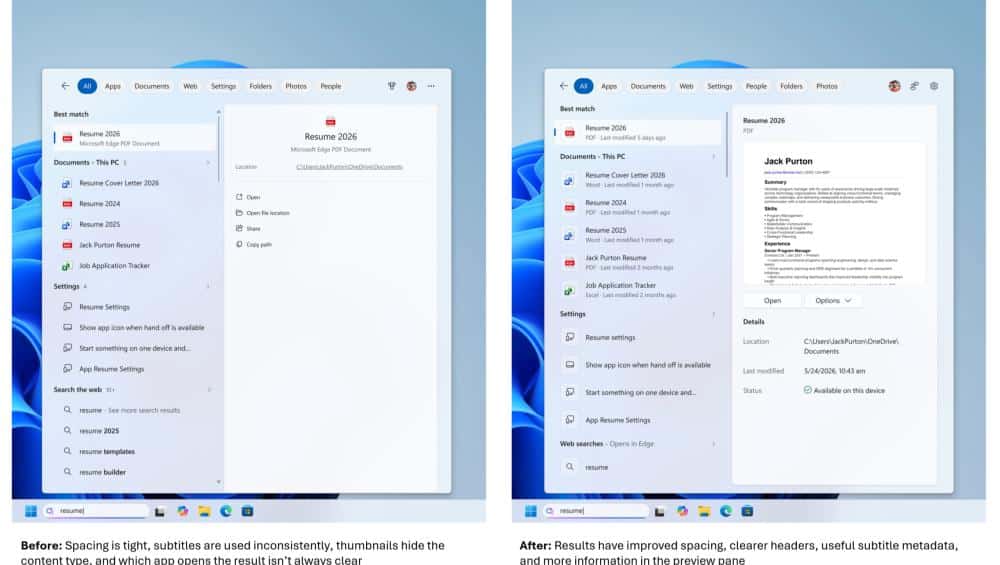 Microsoft Cleans Up Windows 11 Search Box to Remove Ads and Clutter 2 Microsoft Cleans Up Windows 11 Search Box to Remove Ads and Clutter