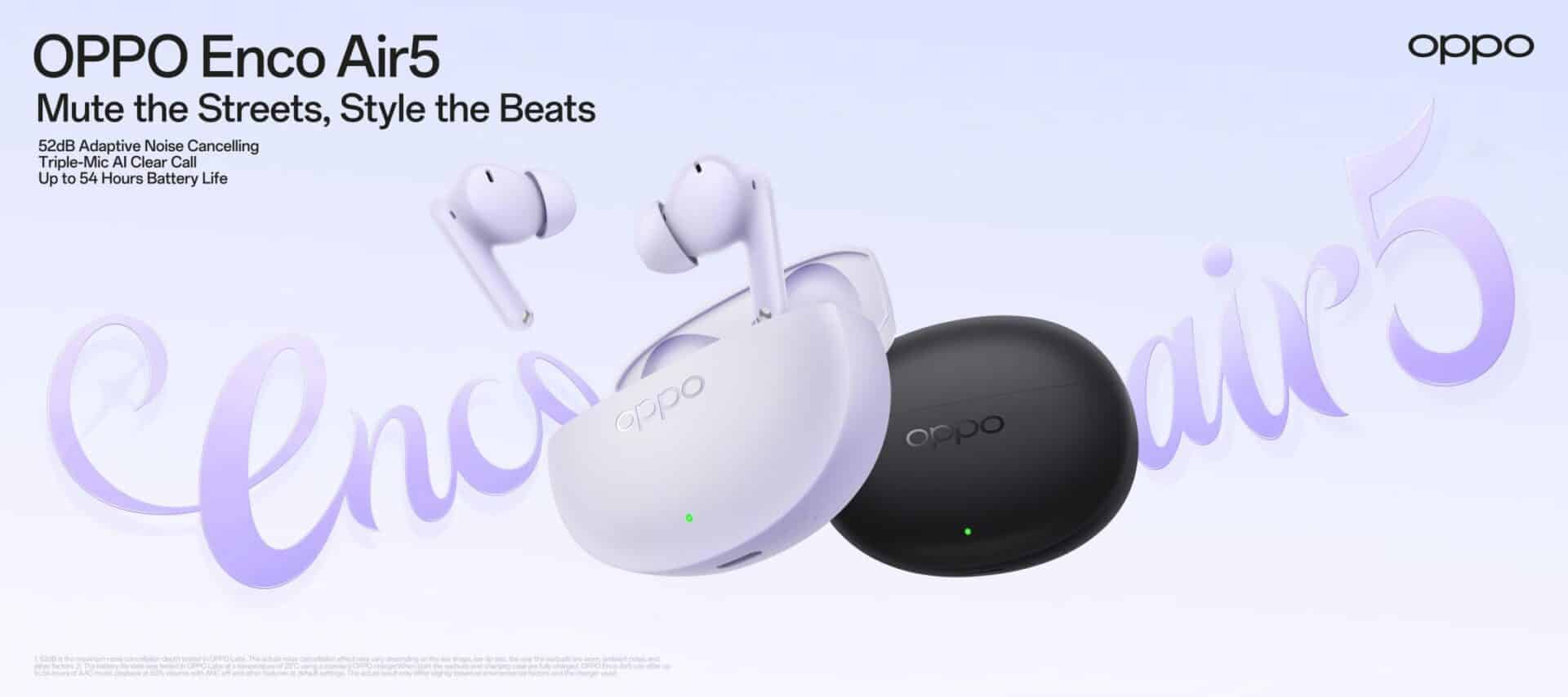 OPPO launches Enco Air5 wireless earbuds with active noise cancellation in India 1 OPPO launches Enco Air5 wireless earbuds with active noise cancellation in India