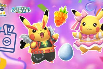 Pokemon GO Rolls Out Special Anniversary Pikachu Celebration To Celebrate Ten Years