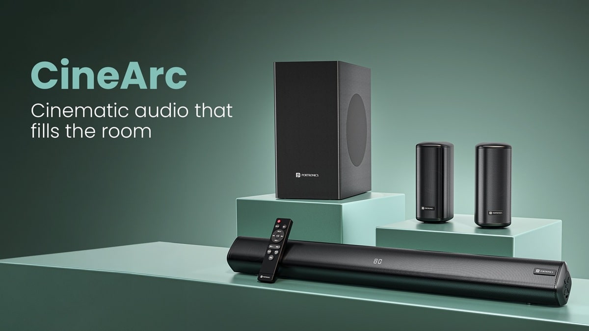 Portronics launches CineArc 5.1 channel home theatre system with 200W sound in India