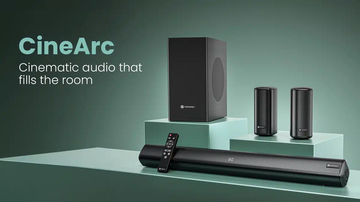 Portronics launches CineArc 5.1 channel home theatre system with 200W sound in India