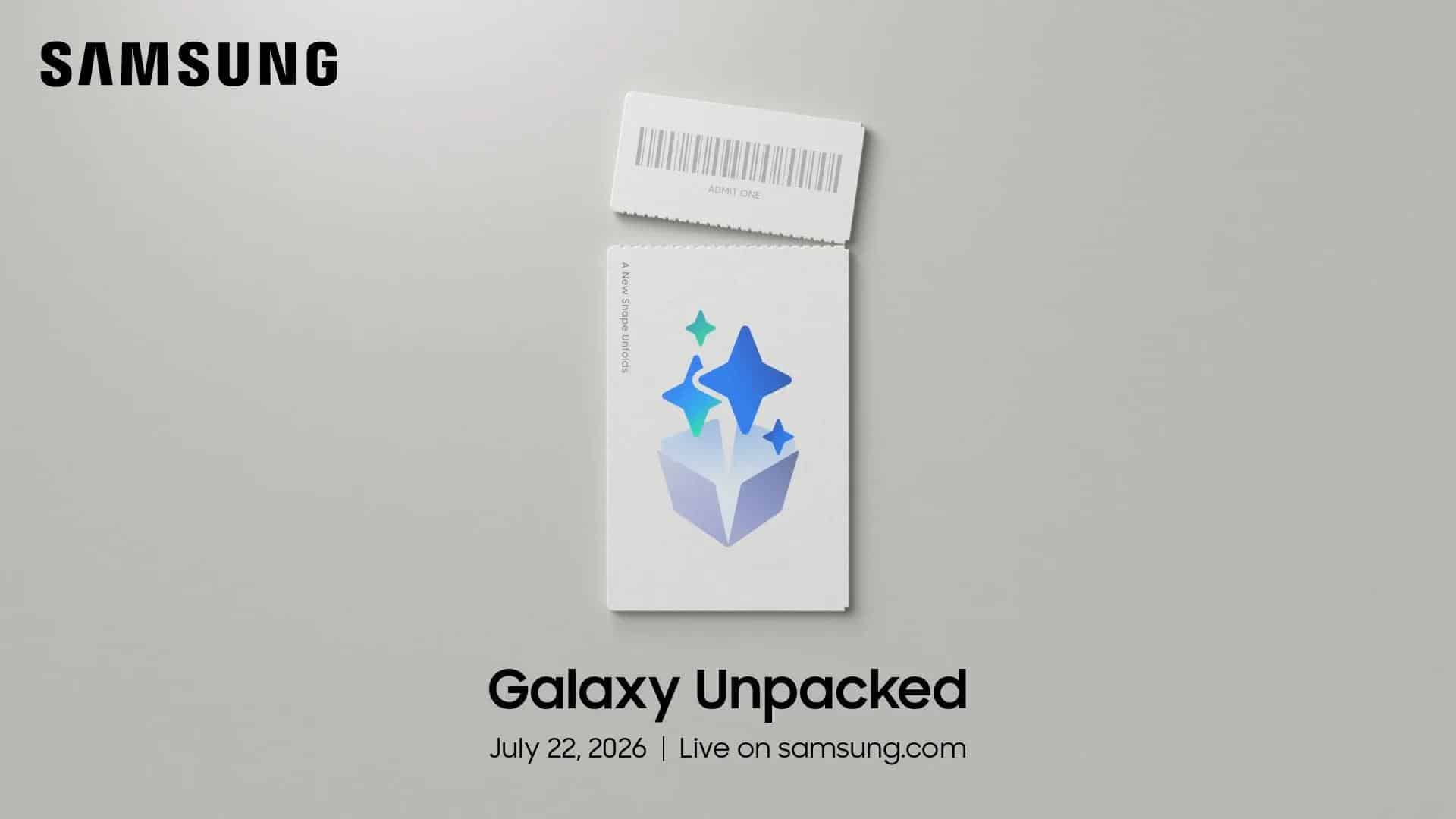 Samsung Announces Galaxy Unpacked Event in London for July 22