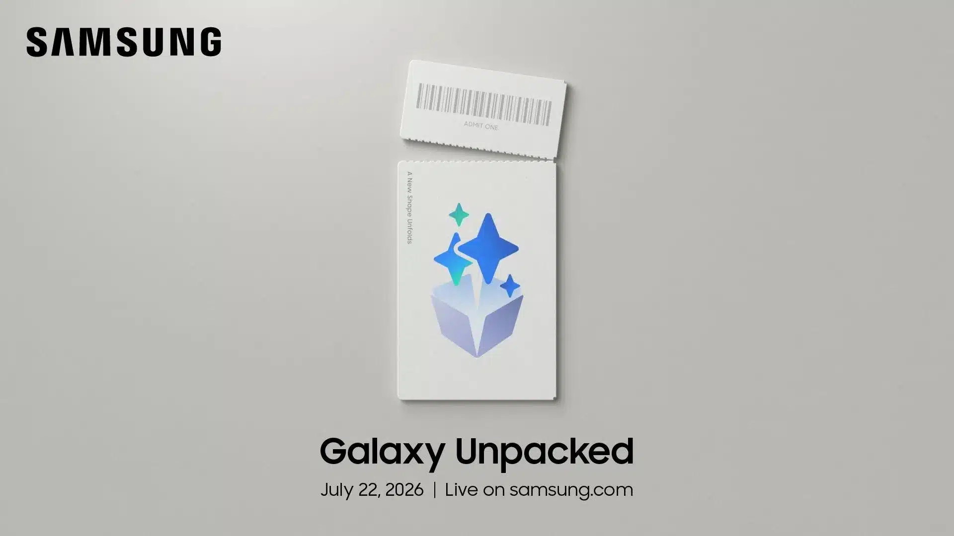 Samsung Announces Galaxy Unpacked Event in London for July 22