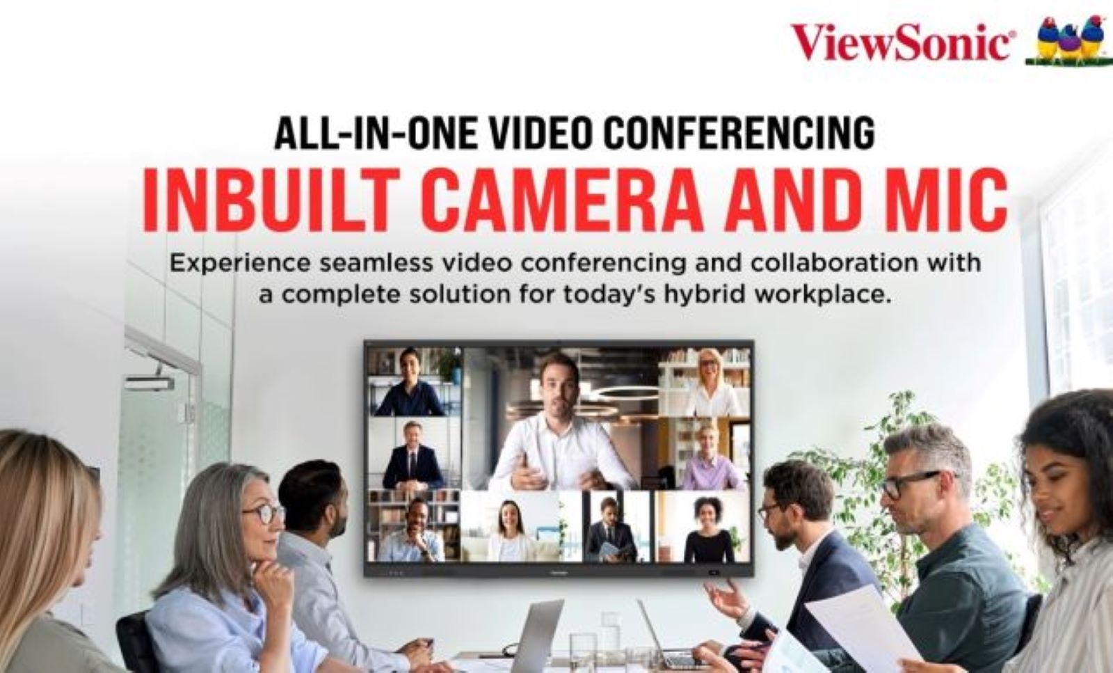 ViewSonic Launches IN04V-N Interactive Display With 50MP AI Camera