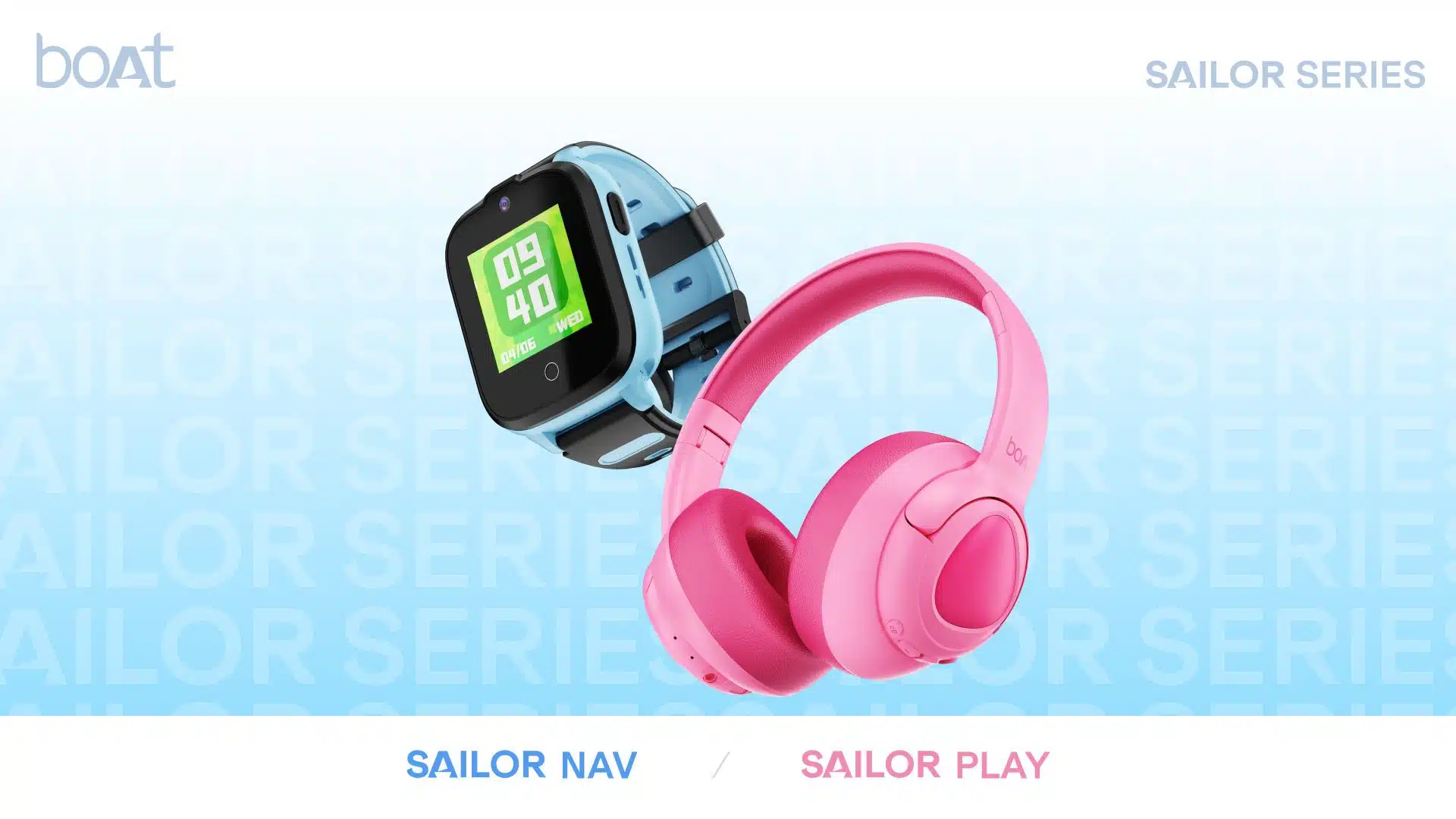 boAt launches Sailor Nav smartwatch and Sailor Play headphones for kids in India