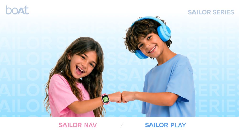 boAt launches Sailor Nav smartwatch and Sailor Play headphones for kids in India 2 boAt launches Sailor Nav smartwatch and Sailor Play headphones