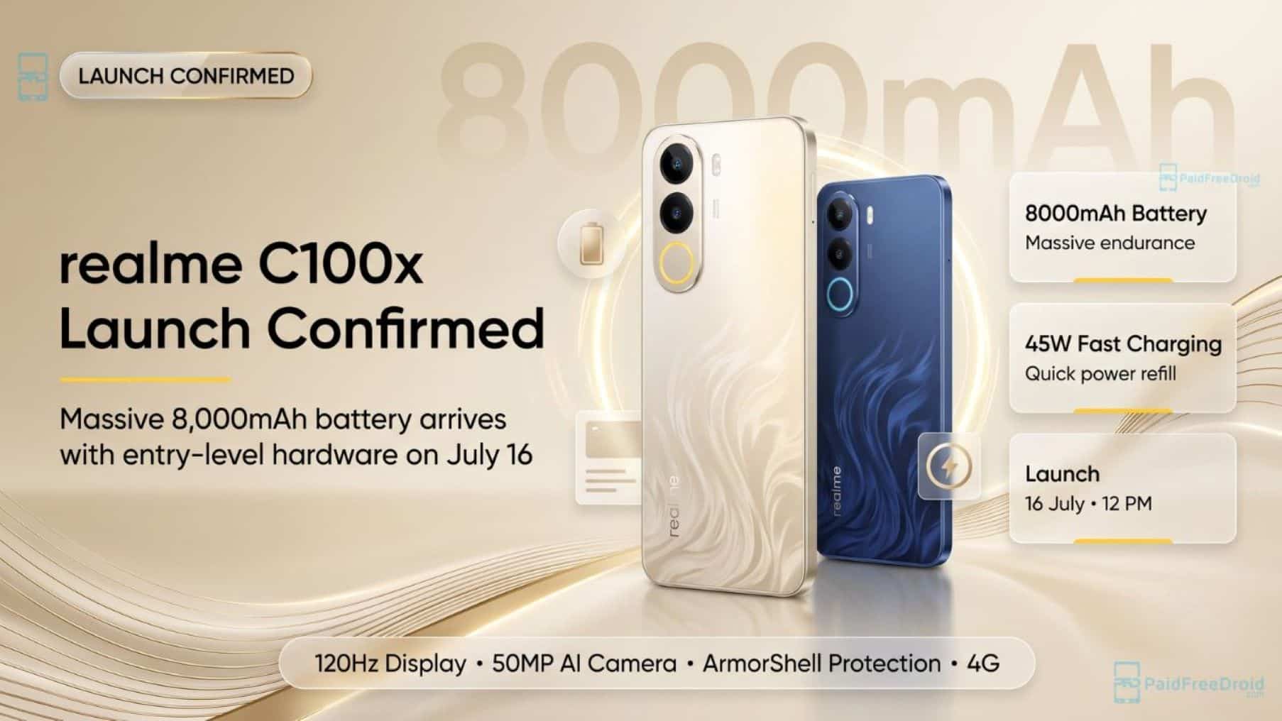 realme launches C100x 4G with massive 8000mAh battery in India