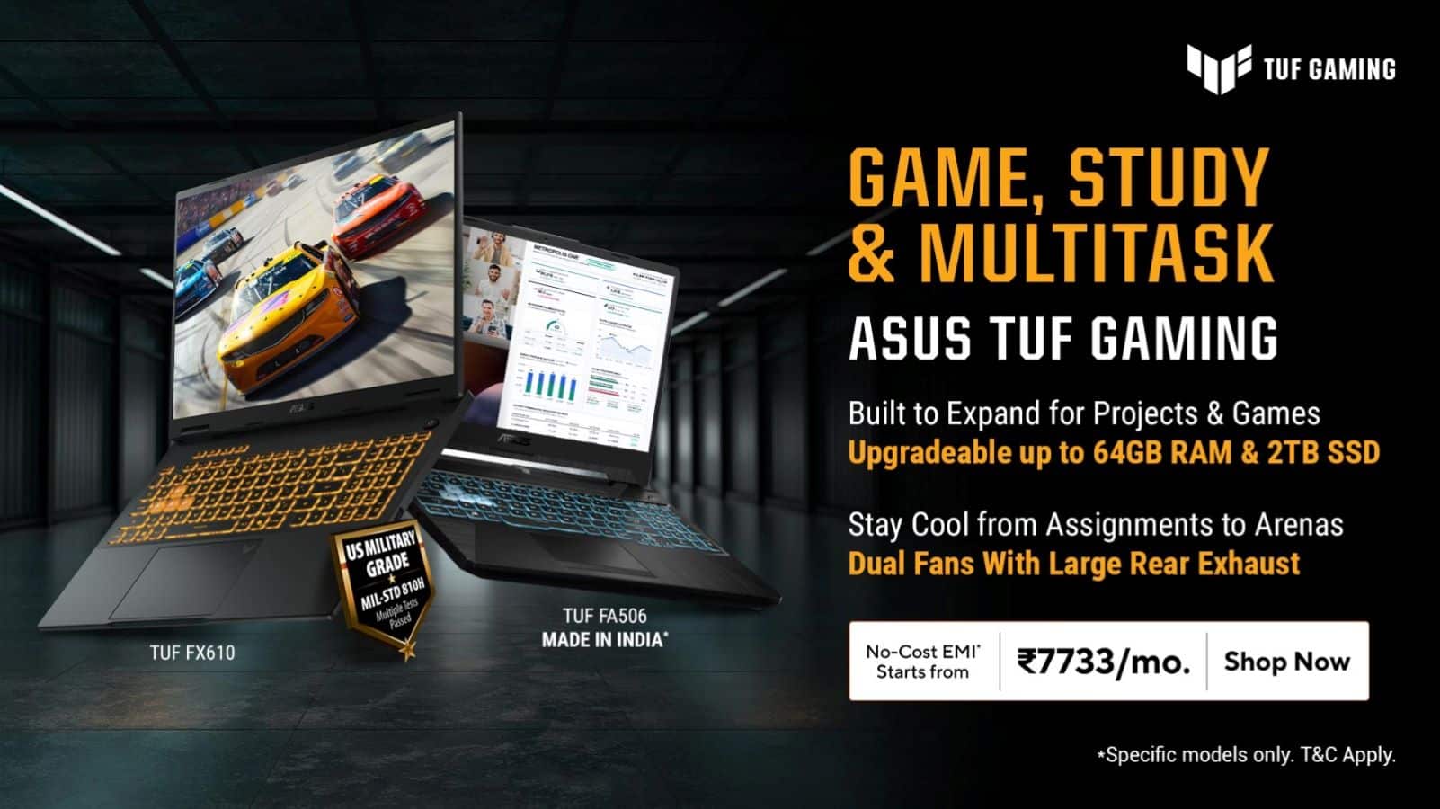 ASUS Launches 2026 TUF Gaming Laptop Series in India With Local Manufacturing Focus