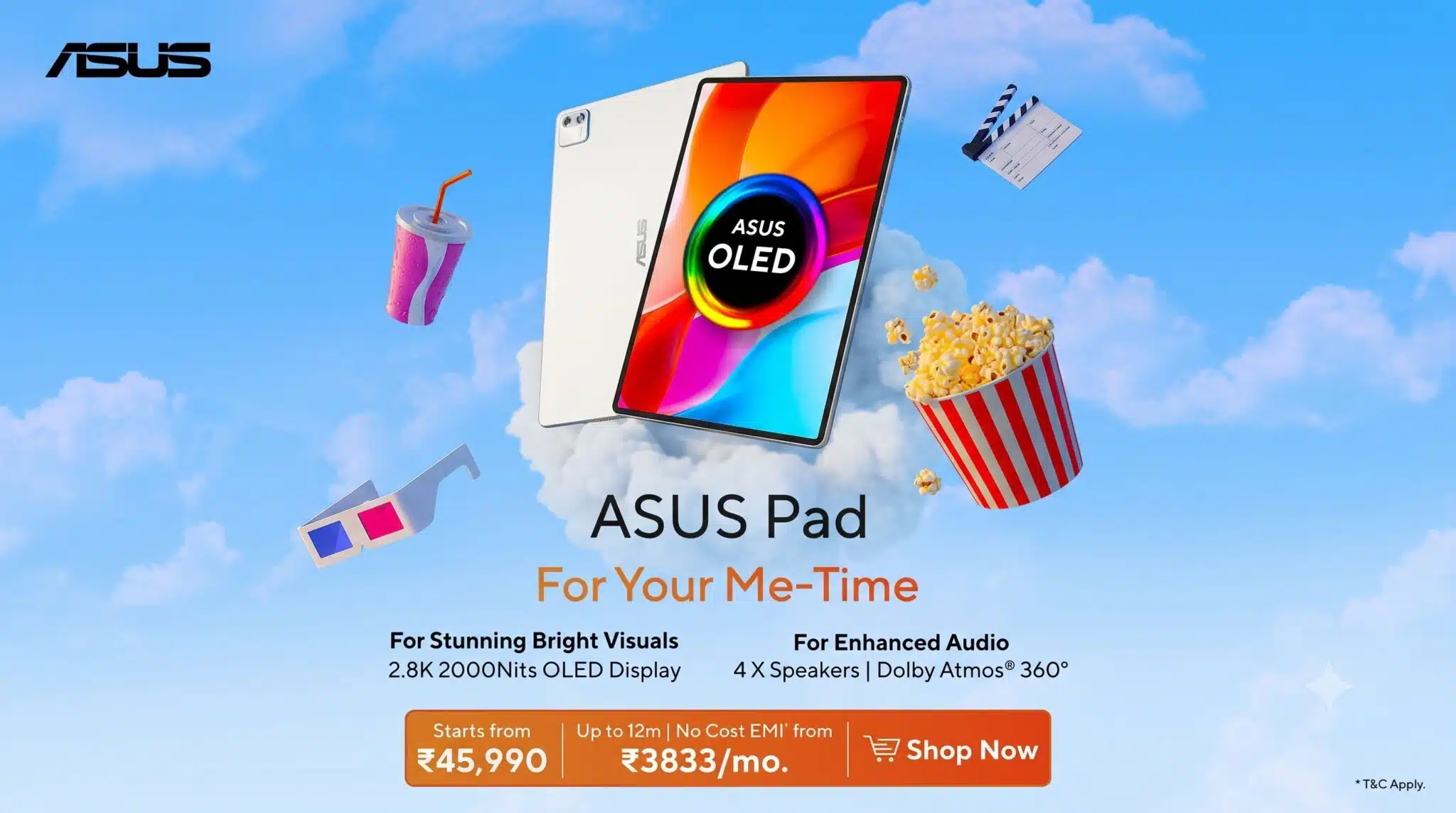 ASUS Launches Pad Tablet in India Featuring 2.8K Dual Layer OLED Display at Starting Price of INR 45990