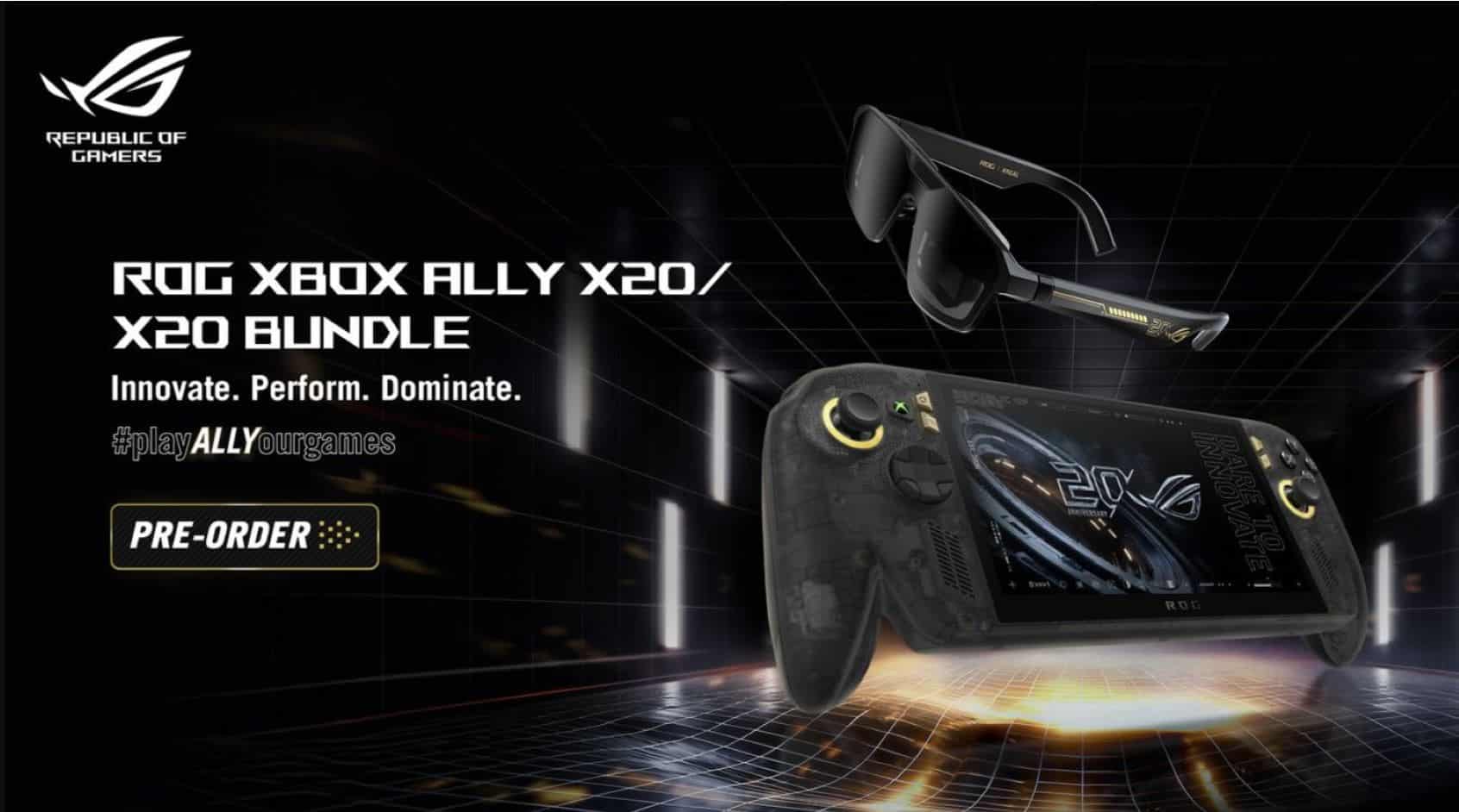 ASUS Republic of Gamers Opens Pre-Orders for ROG Xbox Ally X20 Handheld