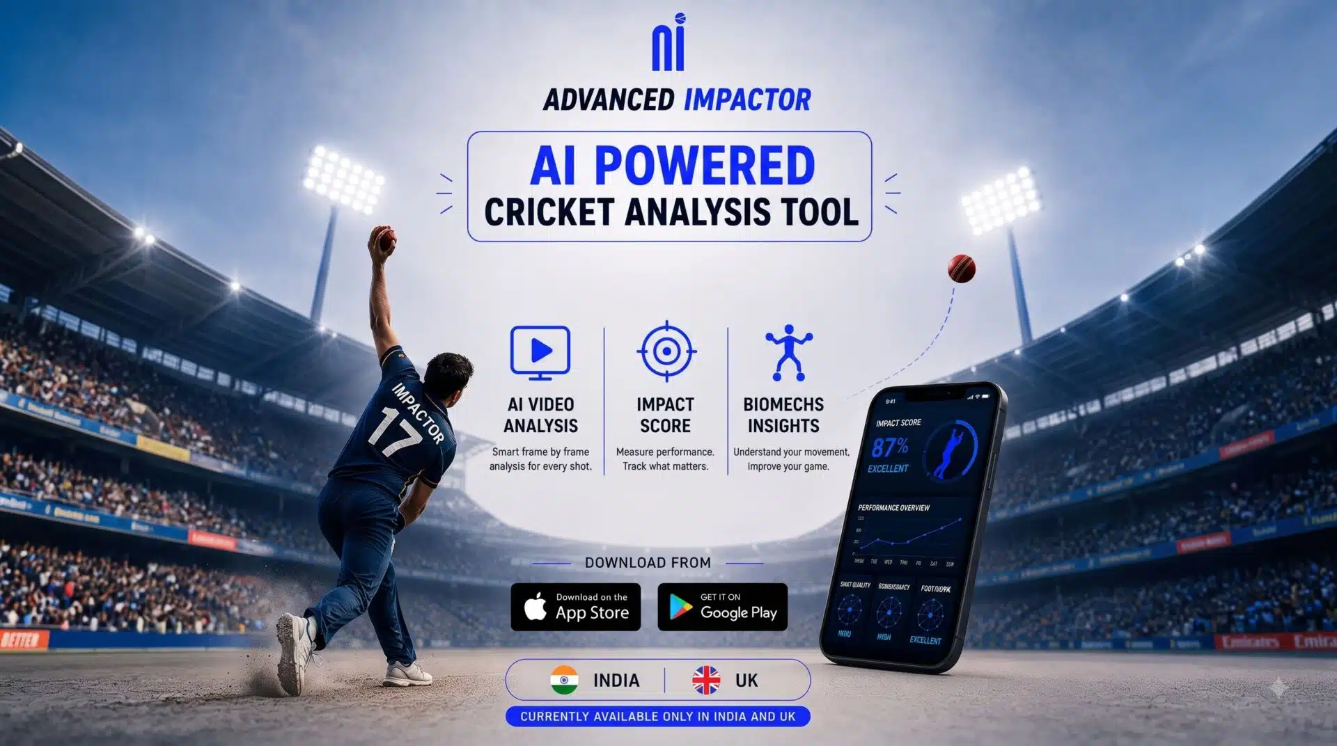Advanced Impactor Launches AI Cricket Training App on Android and iOS 1 Advanced Impactor Launches AI Cricket Training App on Android and iOS