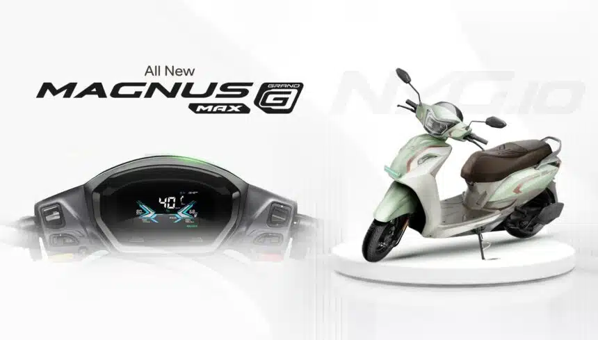 Ampere Launches Upgraded Magnus G Max Electric Scooter With Connected Features At INR 1,09,999