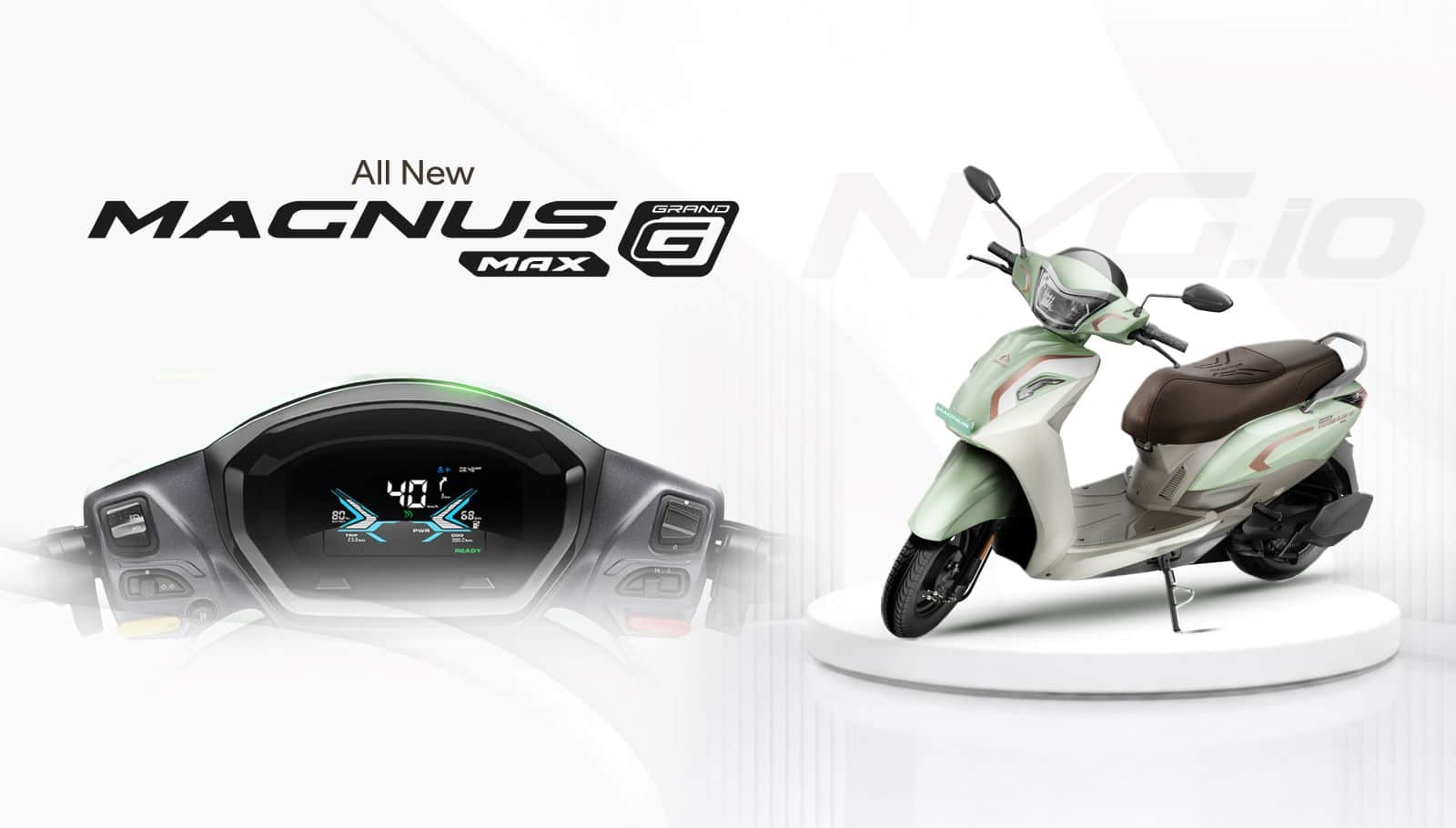 Ampere Launches Upgraded Magnus G Max Electric Scooter With Connected Features At INR 1,09,999
