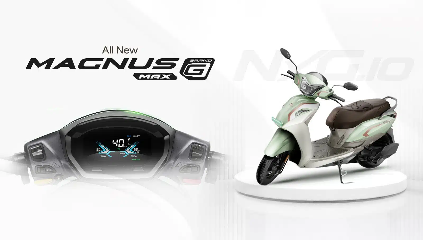 Ampere Launches Upgraded Magnus G Max Electric Scooter With Connected Features At INR 1,09,999