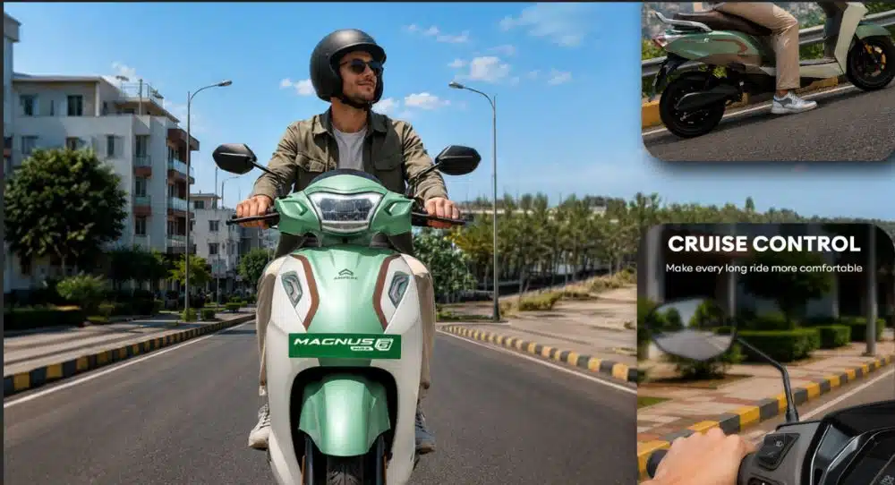 Ampere Launches Upgraded Magnus G Max Electric Scooter