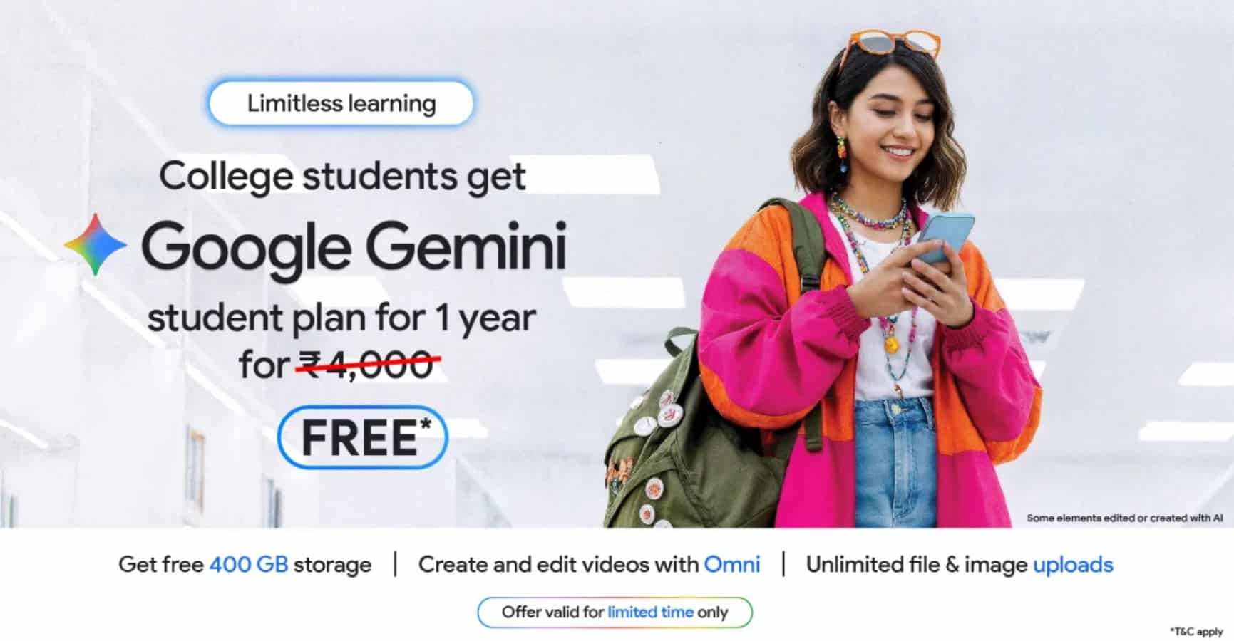 Google Offers Free One-Year AI Plus Plan and Study Tools for Indian College Students