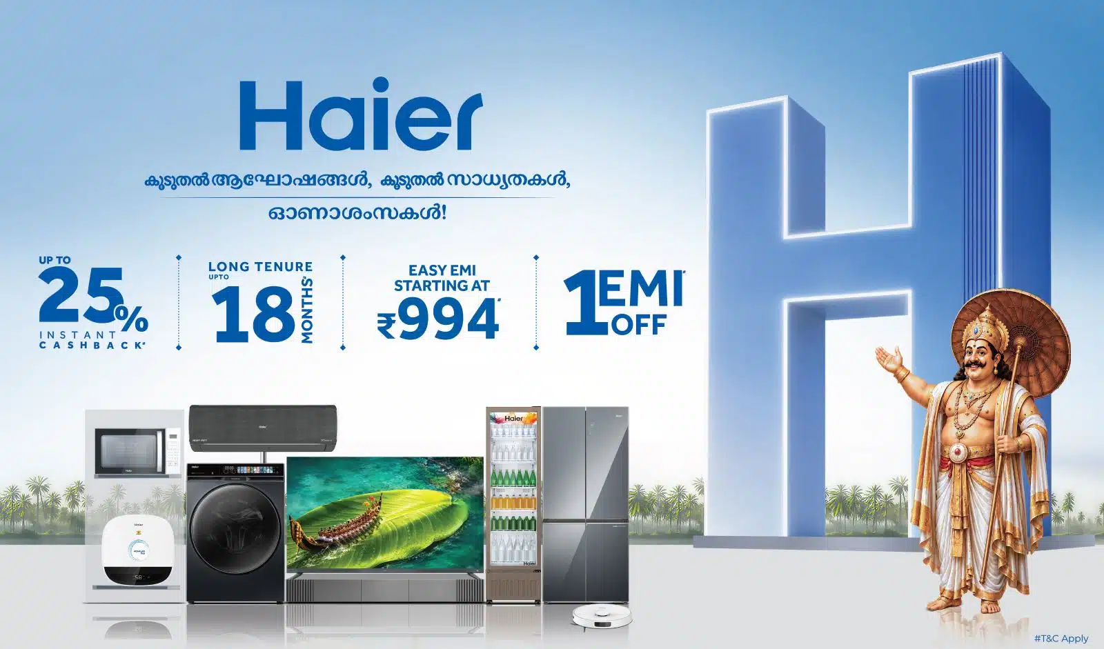 Haier India Announces Discount Offers and EMI Schemes for Onam Festive Season 1 Haier India Announces Discount Offers and EMI Schemes for Onam Festive Season
