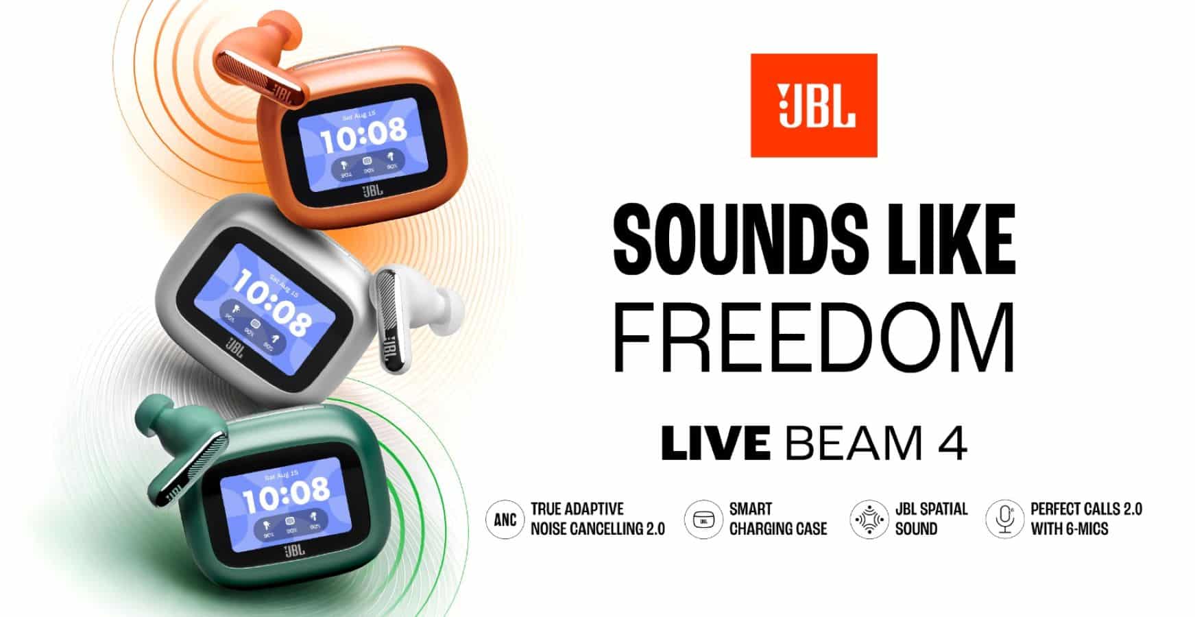 JBL Live 4 Earbuds Launch in India Featuring Smart OS 3.0 Case at Rs 24,999
