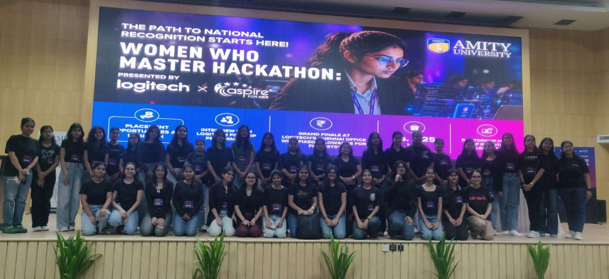 Logitech and Aspire For Her Host Noida Zonal Round of Women-Only Generative AI Hackathon