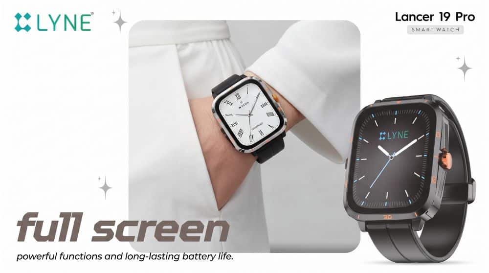 Tech Brands Roll Out Wearables and Home Audio Gifts for Raksha Bandhan 3 Lyne Lancer 19 Pro smartwatch